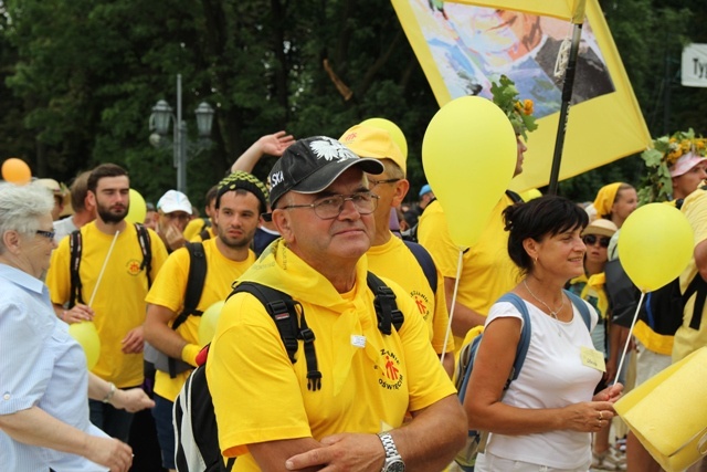 Powitanie pielgrzymów oświęcimskich na Jasnej Górze