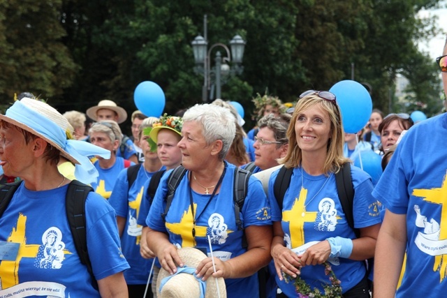 Powitanie pielgrzymów oświęcimskich na Jasnej Górze