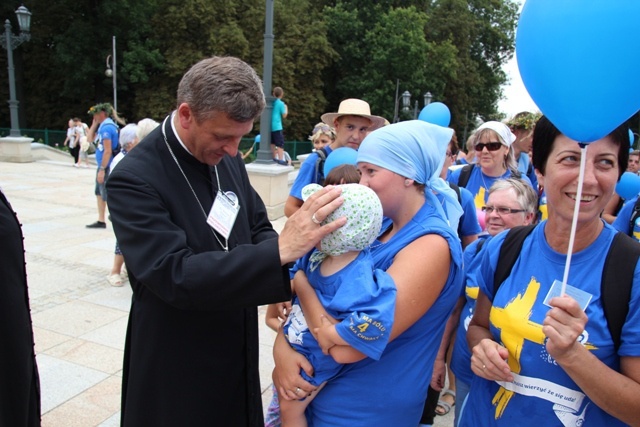 Powitanie pielgrzymów oświęcimskich na Jasnej Górze