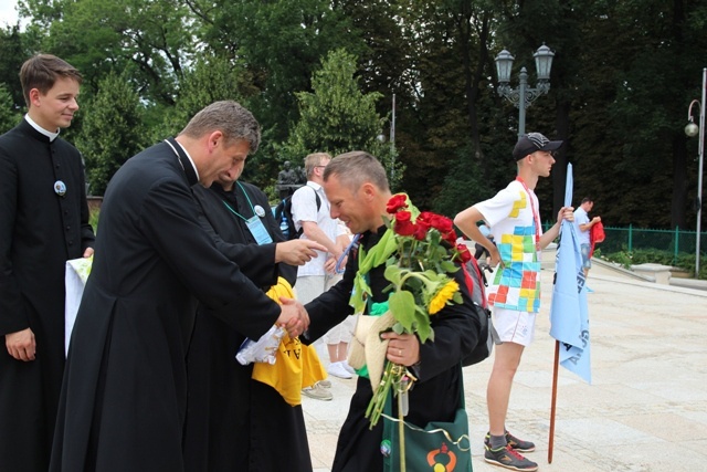 Powitanie pielgrzymów oświęcimskich na Jasnej Górze