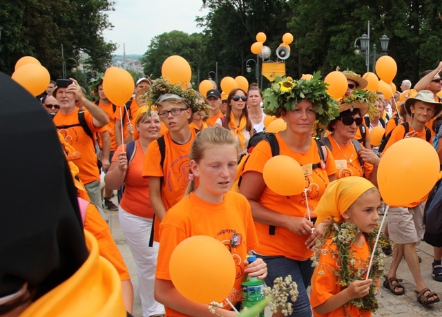 Powitanie pielgrzymów oświęcimskich na Jasnej Górze