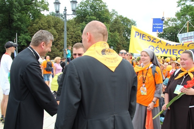 Powitanie pielgrzymów oświęcimskich na Jasnej Górze