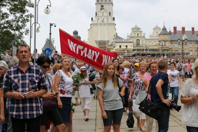 Powitanie pielgrzymów z Cieszyna, Czechowic-Dziedzic i Andrychowa