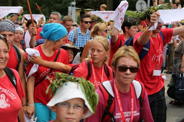 Powitanie pielgrzymów z Cieszyna, Czechowic-Dziedzic i Andrychowa