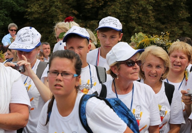 Powitanie pielgrzymów z Cieszyna, Czechowic-Dziedzic i Andrychowa