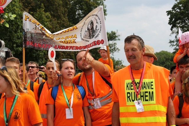 Powitanie pielgrzymów z Cieszyna, Czechowic-Dziedzic i Andrychowa