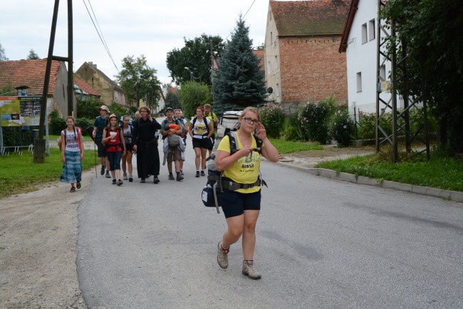 Liderzy ŚDM na Camino