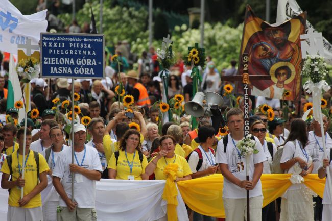 Pielgrzymka diecezji zielonogórsko-gorzowskiej na Jasnej Górze