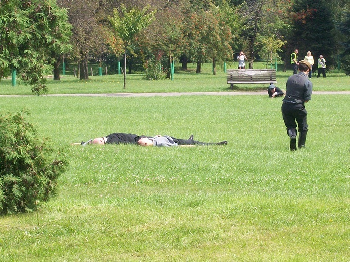 Rekonstrukcja powstania śląskiego w Chorzowie