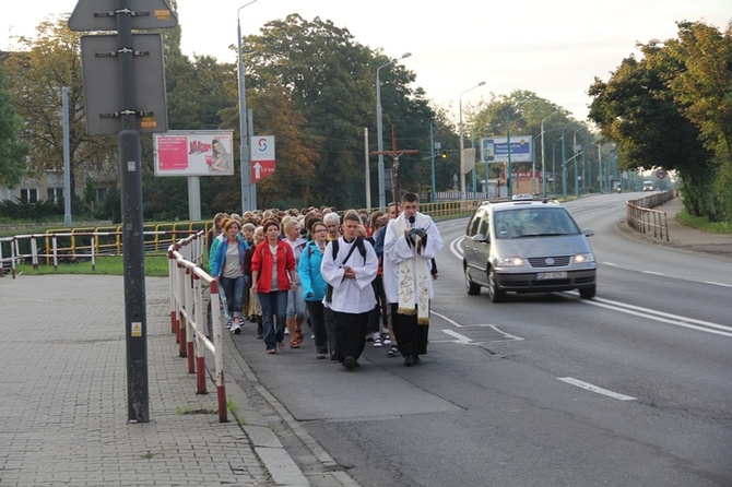 Pielgrzymka kobiet do Piekar - zdjęcia z trasy