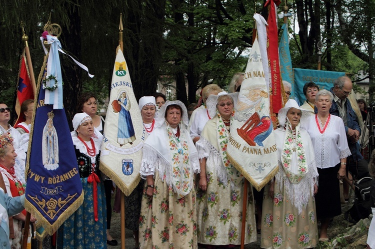 Pielgrzymka kobiet do Piekar - przed Mszą św.