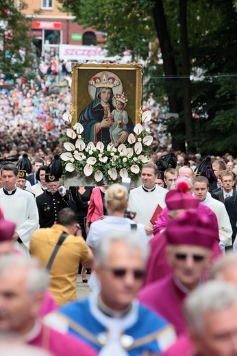 Pielgrzymka kobiet do Piekar - przed Mszą św.