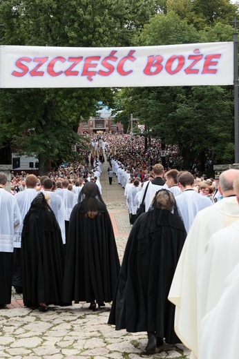 Pielgrzymka kobiet do Piekar - przed Mszą św.