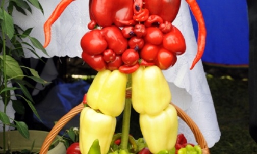 Na jednym ze stoisk można się było przekonać, że z papryki da się zrobić bardzo dużo