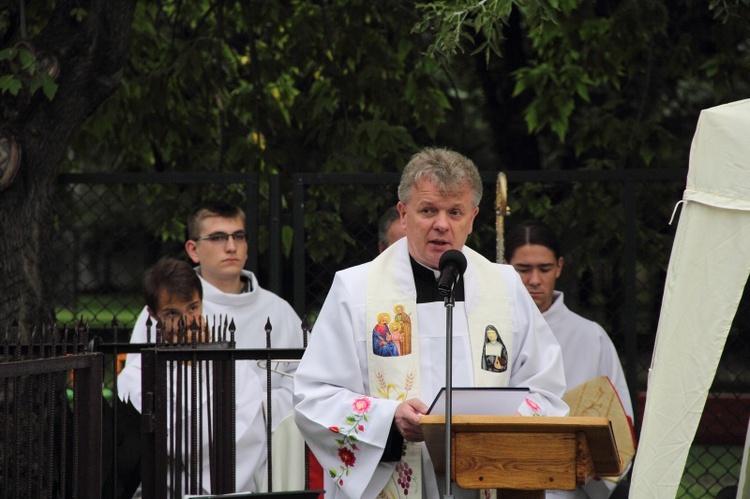 Msza św. na skwerze bł. Bolesławy Lament