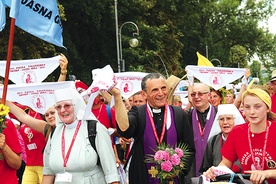  Wejście na Jasną Górę rozpoczęli w tym roku pątnicy z Cieszyna