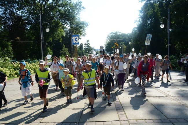 Wejście na Jasną Górę