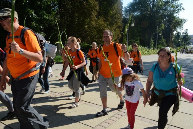 Wejście na Jasną Górę