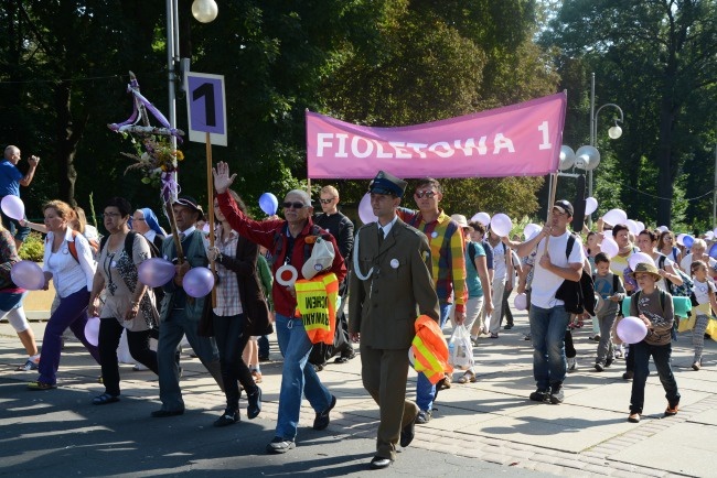 Wejście na Jasną Górę