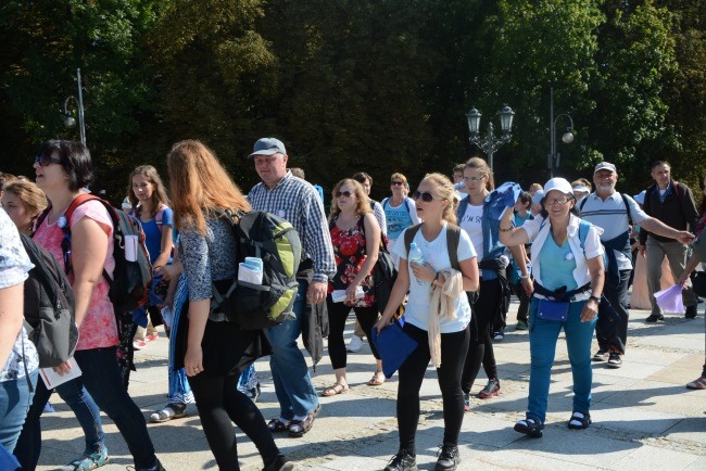 Wejście na Jasną Górę c.d.