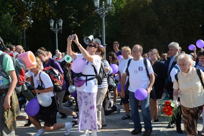 Wejście na Jasną Górę c.d.