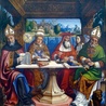 Pier Francesco Sacchi „Czterej doktorzy Kościoła” olej na płótnie, 1516 Luwr, Paryż