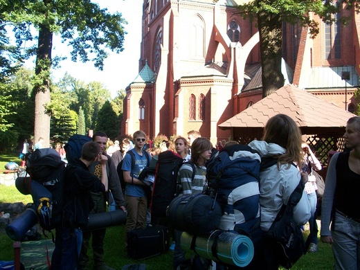 8. młodzieżowa pielgrzymka na Jasną Górę - dzień 1. 