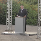 Bronisław Komorowski i Joachim Gauck na Westerplatte 