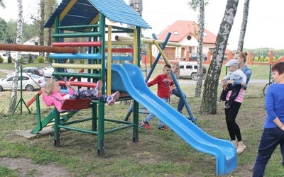 Na terenie rekreacyjnym „brzezinka” nie brakuje atrakcji dla dzieci