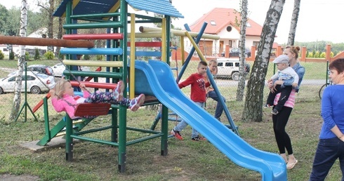 Na terenie rekreacyjnym „brzezinka” nie brakuje atrakcji dla dzieci