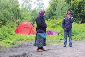  Romowie, jak sami mówią, mieszkali na działce w Jelitkowie przez 3 lata