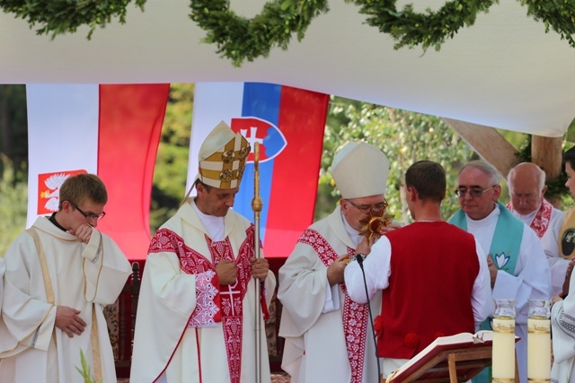 Modlitwa trzech narodów na Trójstyku w Jaworzynce