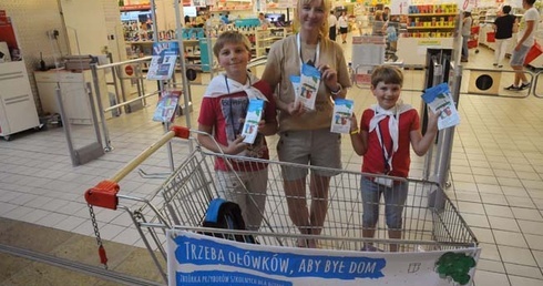 Trzeba ołówków, aby był dom