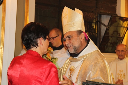 Prymicje bp. Kusego w kościele św. Elżbiety w Cieszynie