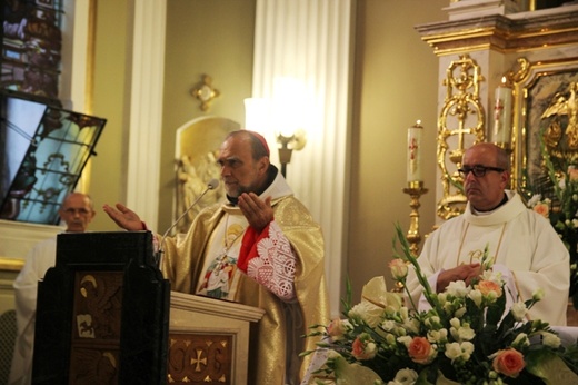 Prymicje bp. Kusego w kościele św. Elżbiety w Cieszynie