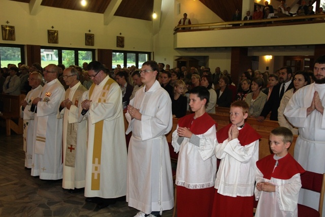 Prymicje bp. Tadeusza Kusego w Cieszynie-Kalembicach