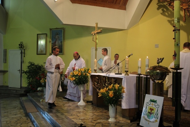 Prymicje bp. Tadeusza Kusego w Cieszynie-Kalembicach