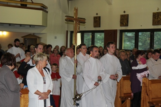 Prymicje bp. Tadeusza Kusego w Cieszynie-Kalembicach