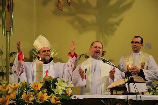 Prymicje bp. Tadeusza Kusego w Cieszynie-Kalembicach