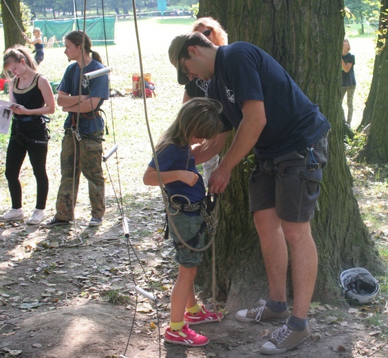 Inscenizacja walk w parku Kościuszki 