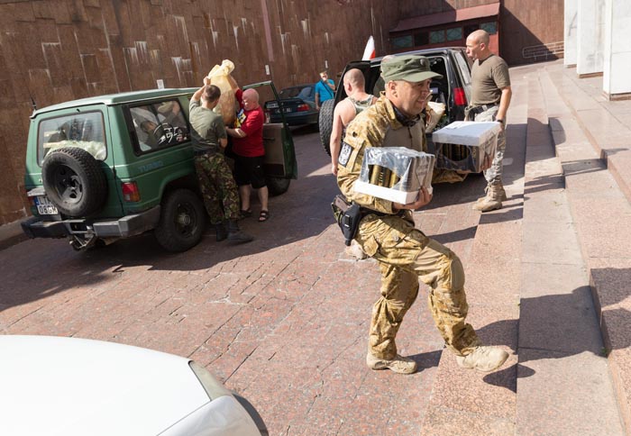 Konwój z Katowic dotarł do Kijowa