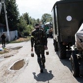 Rosyjski konwój wjechał bez kontroli na Ukrainę