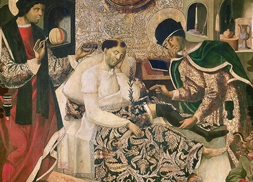 „Cud świętych Kosmy i Damiana” w obrazie Fernando del Rincóna