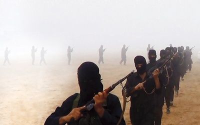 Państwo Islamskie – terrorystyczna organizacja oraz samozwańczy kalifat ogłoszony na terenie Iraku i Syrii. Dżihadyści dokonali masakry na jazydach i chrześcijanach oraz m.in. publicznej egzekucji Jamesa Foleya, amerykańskiego reportera 
