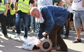 Protest górników