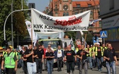 Protest górników