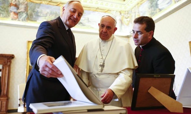 Prezydent Łotwy w Watykanie 
