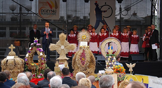 Powiatowe dożynki w Świdniku