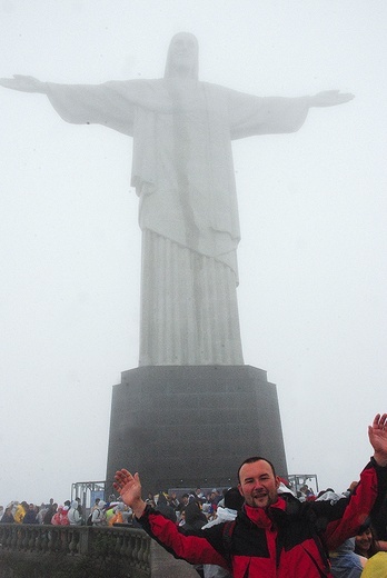 Ks. Artur Pytel podczas ŚDM w Rio w 2013 roku