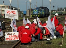 Górnicy protestują